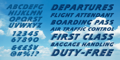 Slipstream Font Poster 3